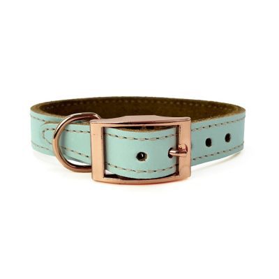 Skye & Murphy Leather Collar Ocean - HugglePets