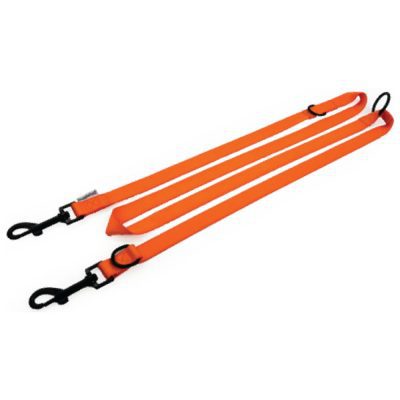 HugglePets 10 in 1 Dog Training Lead - 200 x 1.9cm - Orange