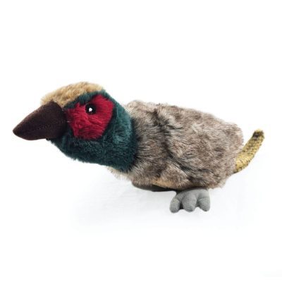 HugglePets Legacy Stuffed Pheasant (Pete) Dog Toy