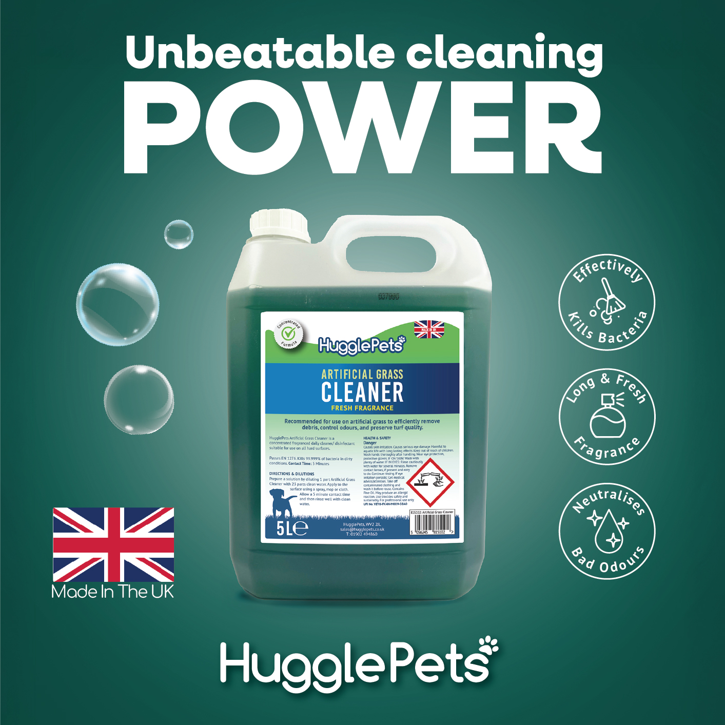 HugglePets Artificial Grass Cleaner