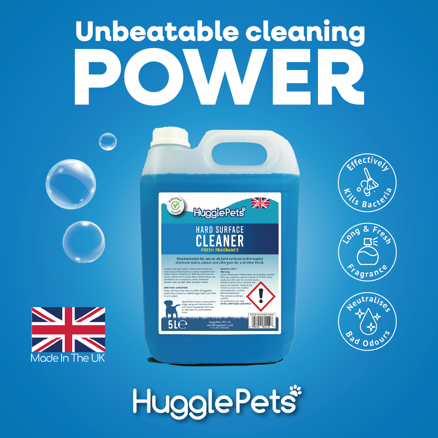 HugglePets Professional Hard Surface Cleaner