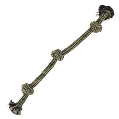 HugglePets Legacy Hemp 3 Knot Bone Dog Toy