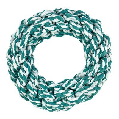 HugglePets Recycled T-Shirt Ring Tugger Dog Toy