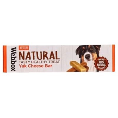 Webbox Naturals Yak Cheese Bar Dog Treats 70g - HugglePets