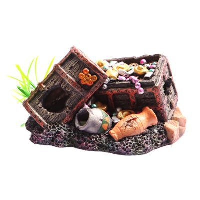 Aqua One Aquarium Ornament - Sunken Treasure Chest Large