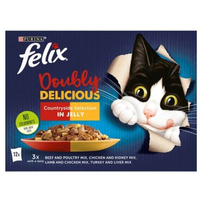 Felix Doubly Delicious Countryside Selection Wet Cat Food 12x85g - HugglePets