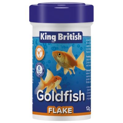King British Goldfish Flake 12g - HugglePets
