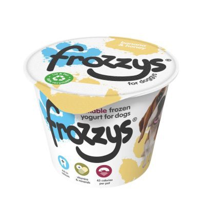 Frozzys Banana and Honey Frozen Yogurt for Dogs 85g - HugglePets