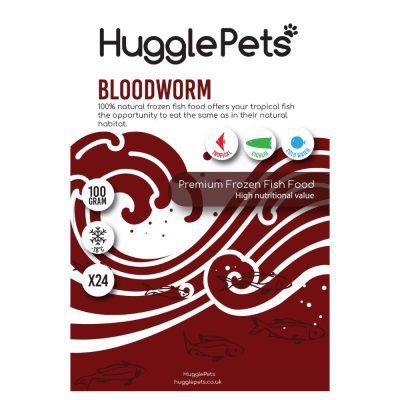 HugglePets Frozen Bloodworm 100g