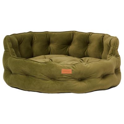 Joules Chesterfield Pet Bed Khaki - HugglePets
