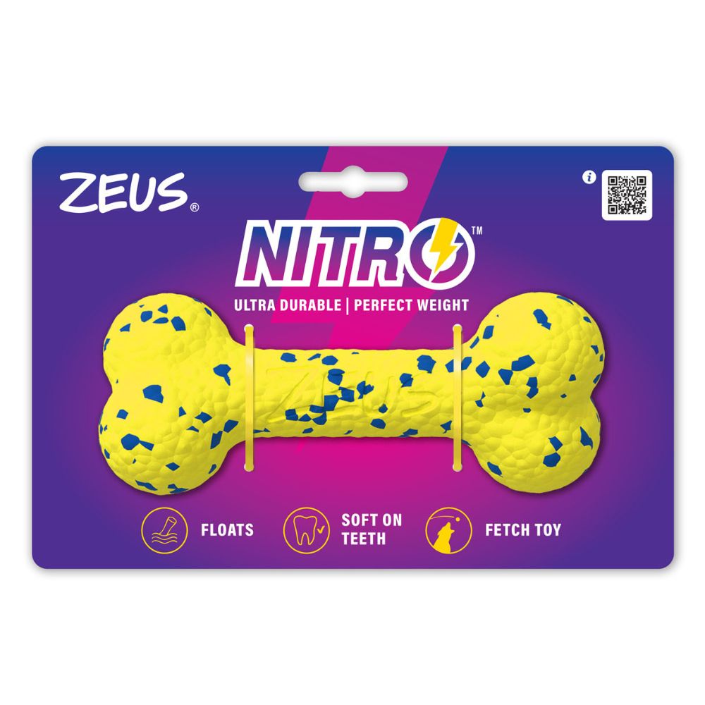 Zeus Nitro Bendy Bone Dog Toy - HugglePets