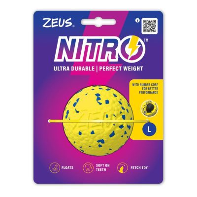 Zeus Nitro Weighted Dog Ball Toy Large - HugglePets