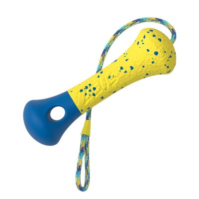 Zeus Nitro Weighted Buoy with Rope Dog Toy - HugglePets