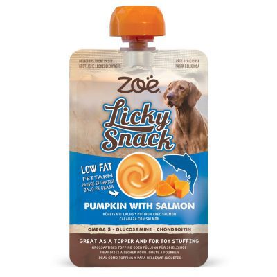 Zoe Licky Snack Dog Treat Paste 85g Pumpkin with Salmon - HugglePets
