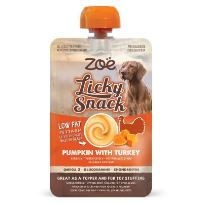 Zoe Licky Snack Dog Treat Paste 85g Pumpkin with Turkey - HugglePets