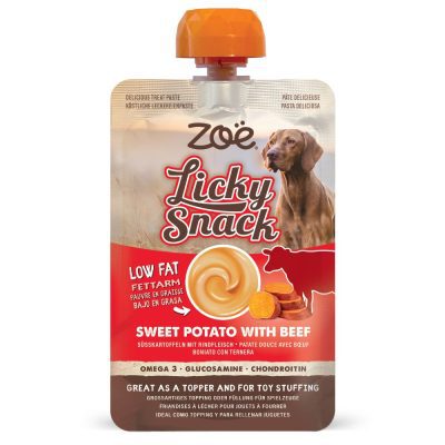 Zoe Licky Snack Dog Treat Paste 85g Sweet Potato with Beef - HugglePets