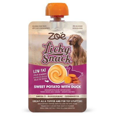 Zoe Licky Snack Dog Treat Paste 85g Sweet Potato with Duck - HugglePets