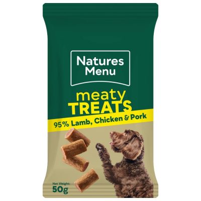 Natures Menu Real Meaty Dog Treats Lamb - HugglePets