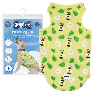 AniMate Dog Cooling Vest Bee Print - HugglePets