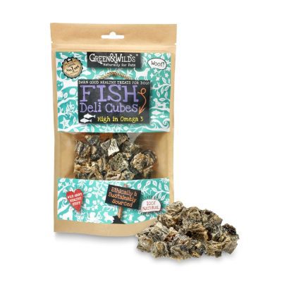 Green & Wilds Fish Deli Cubes 75g - HugglePets