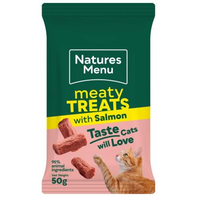 Natures Menu Cat Meaty Treats Salmon - HugglePets