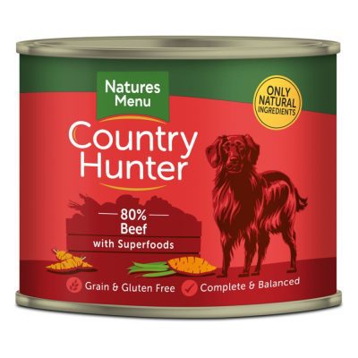 Natures Menu Country Hunter Wet Dog Food 600g Cans
