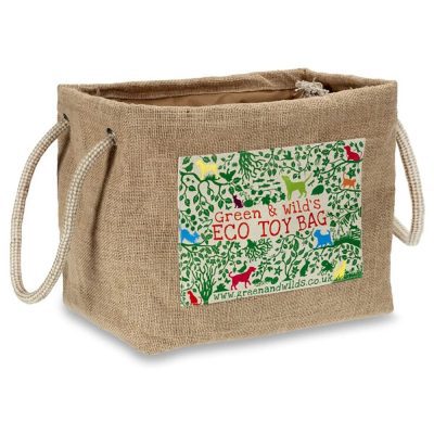 Green & Wilds Jute Toy Bag