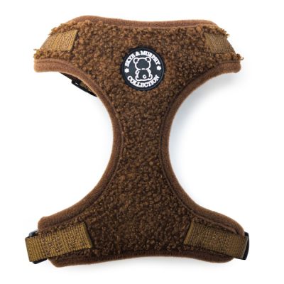 HugglePets Skye & Murphy Teddy Dog Harness - Large, Espresso
