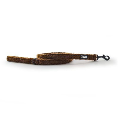 HugglePets Skye & Murphy Teddy Dog Lead - Espresso