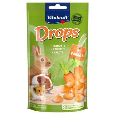 VitaKraft Small Animals Drops Carrot - HugglePets