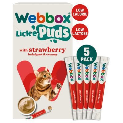 Webbox Lick-e-Puds Strawberry - HugglePets