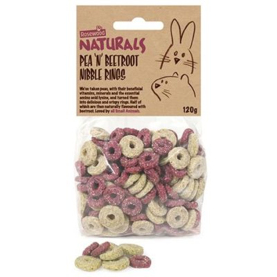 Rosewood Naturals Pea ‘n’ Beetroot Nibble Rings - HugglePets