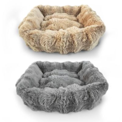 HugglePets Skye & Murphy Plush Lounger Dog Bed