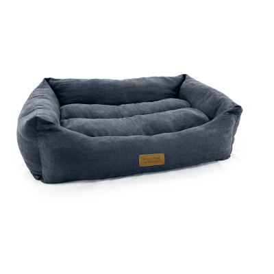 HugglePets Luxury Dog Lounger Charcoal