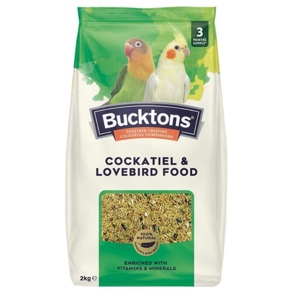 Bucktons Cockatiel & Lovebird Food 2kg
