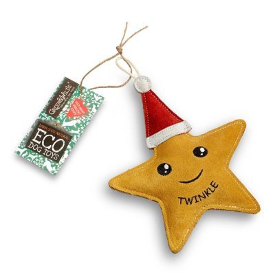 Green & Wilds Twinkle the Star Eco Dog Toy - HugglePets