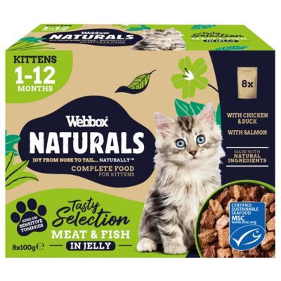 Webbox Natural Wet Kitten Food Meat & Fish in Jelly - HugglePets