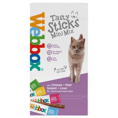 Webbox Tasty Sticks Mini Mix Cat Treats - HugglePets