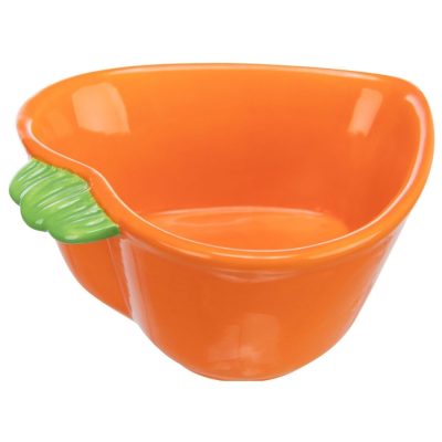 Trixie Small Animal Carrot Ceramic Bowl - HugglePets