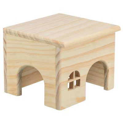 Trixie Small Rodents Wooden House - HugglePets
