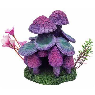 Aqua One Fairy Purple Mushroom House - HugglePets
