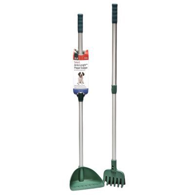 MDC Arms Length Pooper Scooper with Grass Rake - HugglePets