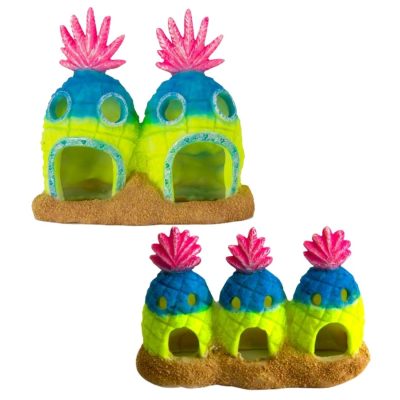 Aqua One Fluorescent Pineapple Houses - HugglePets