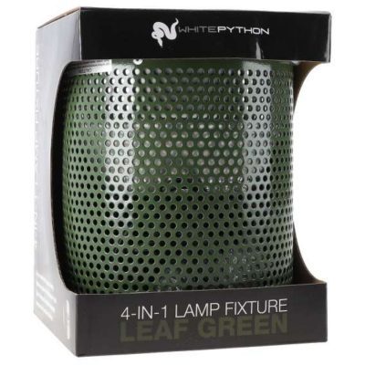 White Python 4 in 1 Reptile Lamp Fixture (200w) Leaf Green - HugglePets