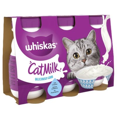Whiskas Cat Milk Plus (3Pk) 200ml - HugglePets