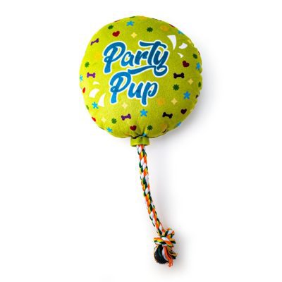 HugglePets Party Pup Ballon Squeaky Dog Toy