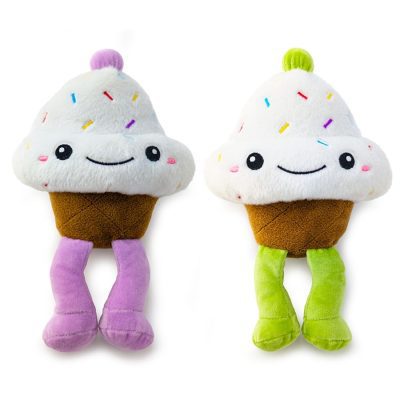 HugglePets Party Pup Muffin Squeaky Dog Toy