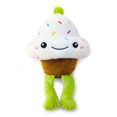 HugglePets Party Pup Muffin Squeaky Dog Toy