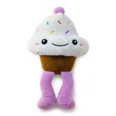 HugglePets Party Pup Muffin Squeaky Dog Toy