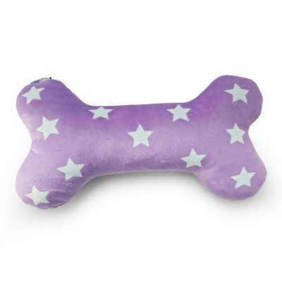 HugglePets Party Pup Squeaky Bone Dog Toy